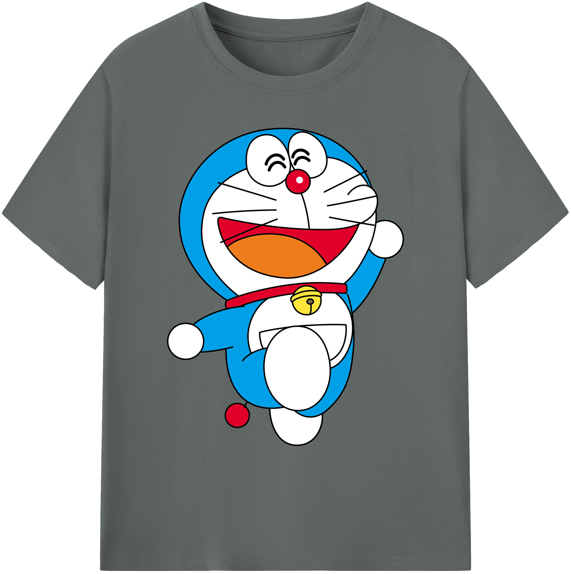 （画像用） ドラえもん Doraemon 綿100％ メンズ半袖Tシャツ｜肌触りやわらか＆通気性